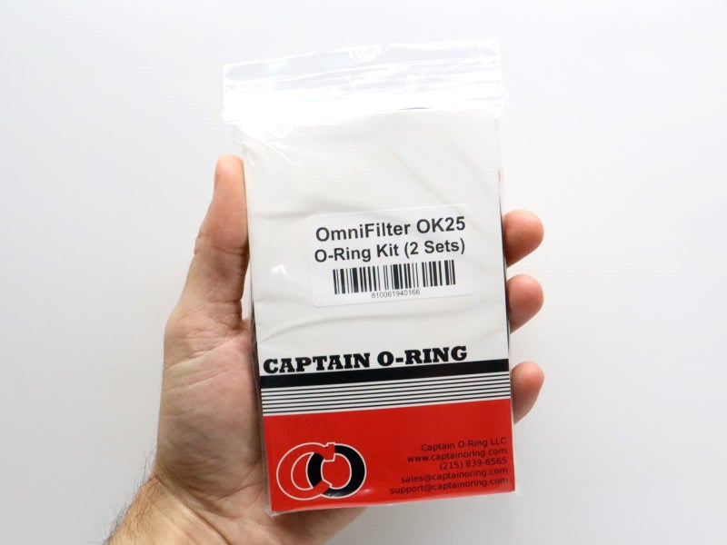 Captain O-Ring - Replacement OK25 O-Rings Compatible with OmniFilter OB1, WH5, U25 Water Filter Housings (2 Sets, 8 O-Rings) - Image 5